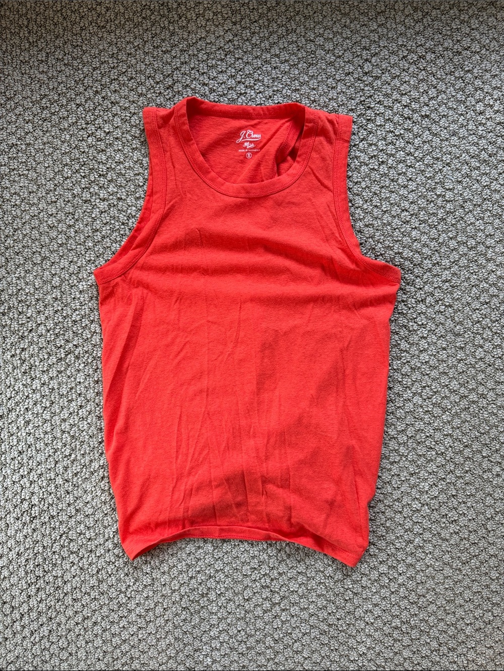 J. Crew Bright Coral Tank